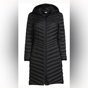 LANDSEND Wanderweight Packable Down Coat Size 1X